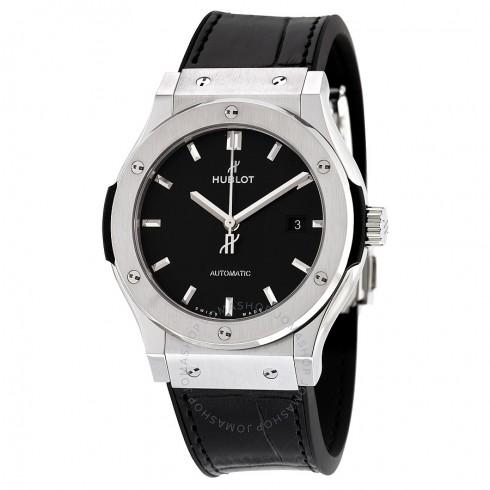 Classic Fusion Automatic Black Dial Titanium Men's Watch 542NX1171LR